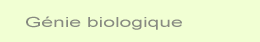 génie biologique